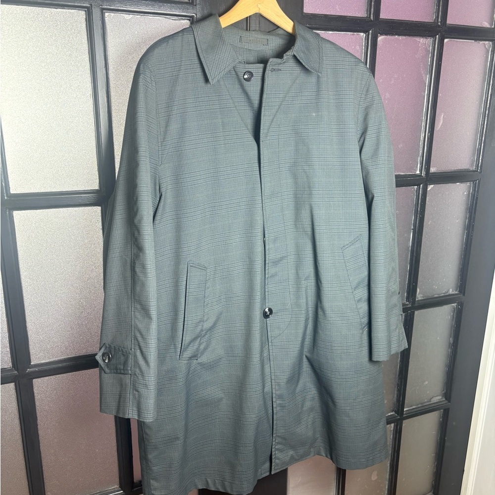 Vintage 1960s Men’s Trench Coat 40 S - Pile Lined Mid-Century Topcoat